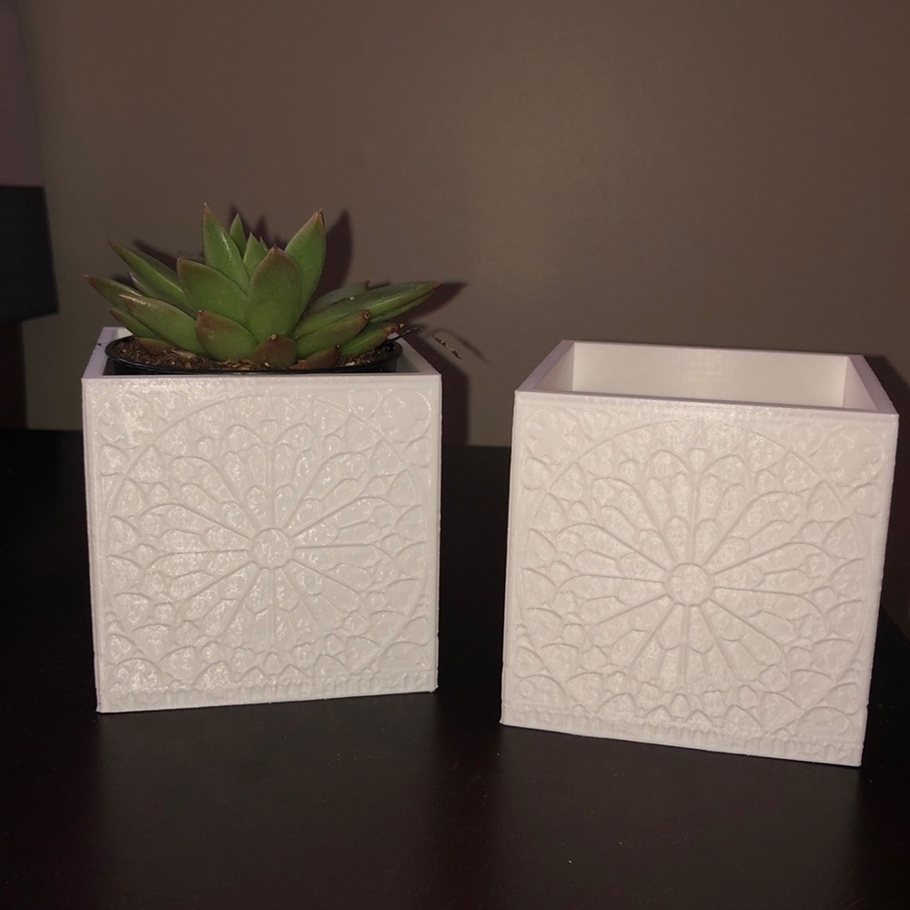 homemade flower pot